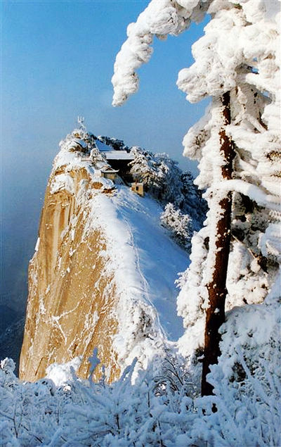 【华山冬雪】